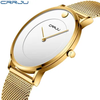 Reloj Hombre Ультратонкие модные часы Мужские часы Мужские роскошные водонепроницаемые мужские часы чёрный
