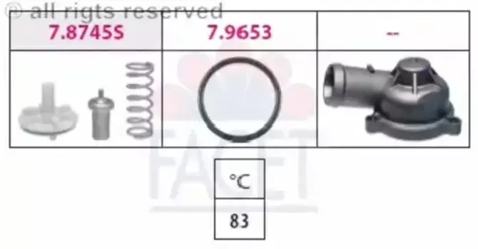 Термостат системы охлаждения FACET 7.8745K
