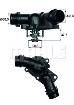 термостат!\ BMW E39/E46/E60/E65/E66/X3/Z3/Z4 2.0-3.0 98>