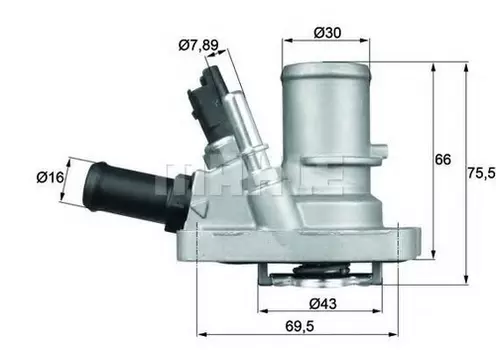 Термостат системы охлаждения MAHLE TI 144 88