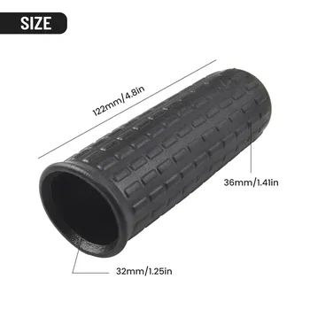 Тележка Резиновые ручки Прочные ручки Руль Нескользящий 114 x 20mm