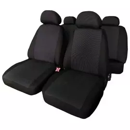 Чехлы Airline Оптима Renault Logan I (04 -13) жаккард черные