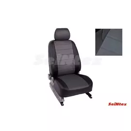 Чехлы на сиденья Seintex FORD Focus IIIAmbiente\Trend 2011-2018 экокожа черно-серые