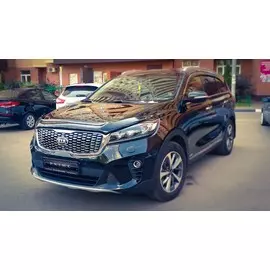Дефлектор капота темный KIA Sorento Prime 2015-