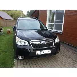 Дефлектор капота темный Subaru Forester 2013-2018