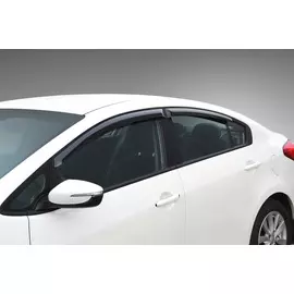 Дефлекторы боковых стекол Rival для Kia Sportage 2010-2016 черные 4 шт.