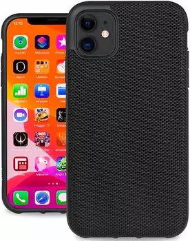 Чехол+автодержатель Evutec Aergo Series (AP-19M-MT-B01) для iPhone 11 (Black)