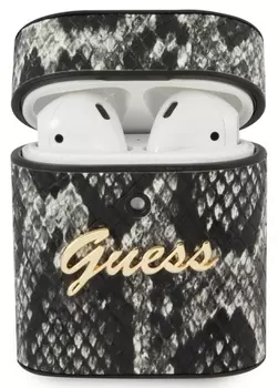 Чехол Guess CG Mobile (GUACA2PUSNSMLBK) для AirPods 1/2 (Black)