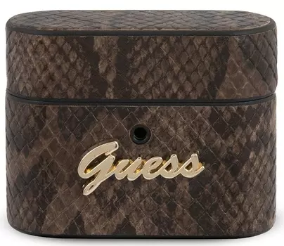 Чехол Guess CG Mobile (GUACAPPUSNSMLBR) для AirPods Pro (Brown)