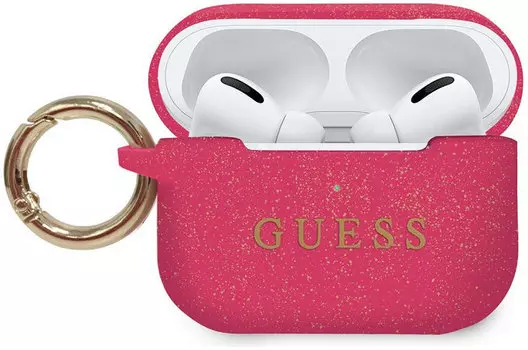 Чехол Guess CG Mobile (GUACAPSILGLFU) для AirPods Pro (Fuschia)