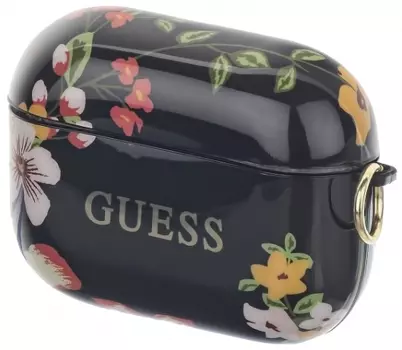 Чехол Guess CG Mobile (GUACAPTPUBKFL04) для AirPods Pro (Black)