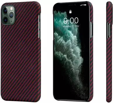 Чехол Pitaka MagCase (KI1103) для iPhone 11 Pro (Red Twill)