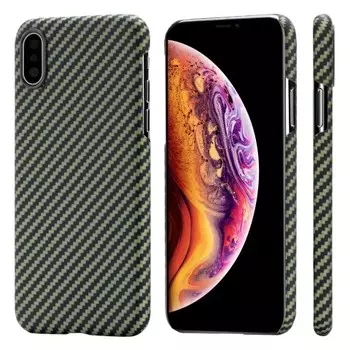Чехол Pitaka MagCase (KI8005XS) для iPhone XS/X (Black/Green)