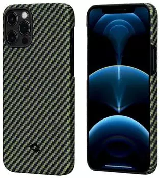 Чехол Pitaka MagEZ (KI1205P) для iPhone 12 Pro (Black/Yellow)