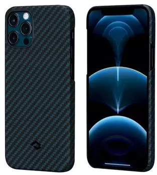 Чехол Pitaka MagEZ (KI1208P) для iPhone 12 Pro (Black/Blue)