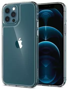 Чехол Spigen Quartz Hybrid (ACS01705) для iPhone 12/12 Pro (Clear)