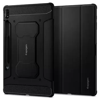 Чехол Spigen Rugged Armor Pro (ACS01607) для Samsung Galaxy Tab S7+ (Black)