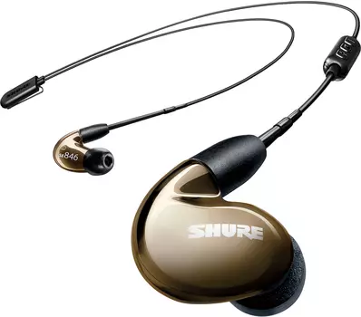 Bluetooth-наушники с микрофоном Shure SE846-BNZ+BT2-EFS (Bronze)