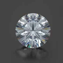 Сертифицированный бриллиант с круглой огранкой 1 карат