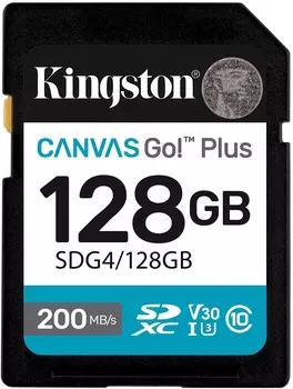 Карта памяти SDXC 1TB Kingston SDG4/1TB Go Plus G4 200R V30