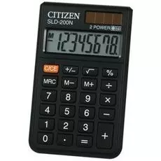 Калькулятор карманный Citizen SLD-200N 8 разрядов, черный