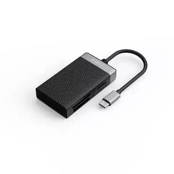 Карт-ридер Orico ORICO-CL4T-C3-BK-BP TF/SD/CF/MS, USB-C 3.0, черный