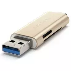 Карт-ридер Satechi Aluminum Type-C USB 3.0 and Micro/SD