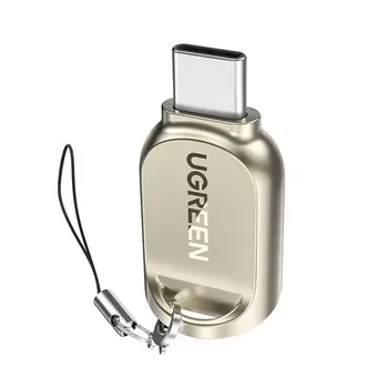 Карт-ридер UGREEN CM331 80124 USB-C to TF Card Reader, светло-золотой