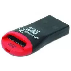 Карт-ридер внешний Gembird FD2-MSD-1 для считывания MicroSD карт, блистер