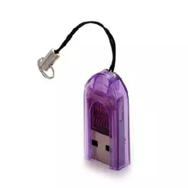 Карт-ридер внешний SmartBuy SBR-710-F MicroSD, фиолетовый