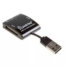 Карт-ридер внешний SmartBuy SBR-713-K черный