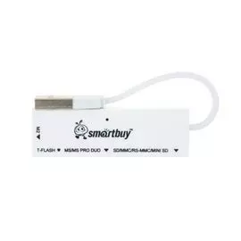 Карт-ридер внешний SmartBuy SBR-717-W белый