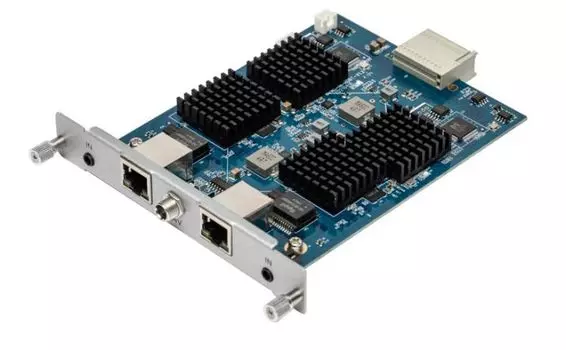 Карта INTREND УВСН.468363.003 входная 2 HDBaseT 3840x2160/60 (4:2:0) эмбеддирование звука