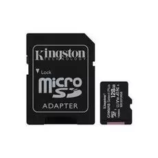 Карта памяти 128GB Kingston SDCS2/128GB MicroSDXC Class 10 UHS-I, SD adapter