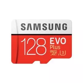 Карта памяти 128GB Samsung MB-MC128HA/RU MicroSDXC EVO Plus Class 10 (UHS-I U1) + SD адаптер