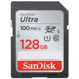 Карта памяти 128GB SanDisk SDSDUNR-128G-GN3IN SDXC Class 10 UHS-I U1 Ultra 100MB/s