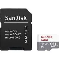 Карта памяти 128GB SanDisk SDSQUNS-128G-GN6TA MicroSDXC Ultra,80MB/s,C10,