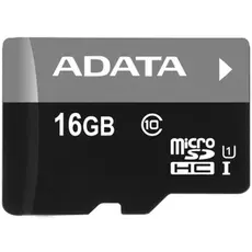 Карта памяти 16GB ADATA AUSDH16GUICL10-RA1 microSDHC Class 10 UHS-I (SD адаптер)