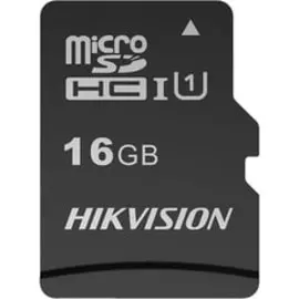 Карта памяти 16GB HIKVISION HS-TF-C1(STD)/16G/ADAPTER microSDHC (с SD адаптером) R/W Speed 90/12MB/s