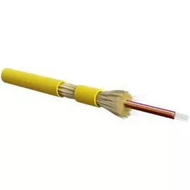 Кабель волоконно-оптический 9/125, 4 волокна Hyperline FO-DT-IN-9S-4-HFLTx-YL