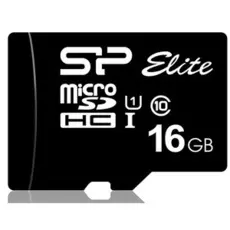 Карта памяти 16GB Silicon Power SP016GBSTHBU1V10SP UHS-1 MicroSD Card16GB Elite /class 10 Retail pack w/ adaptor