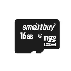 Карта памяти 16GB SmartBuy SB16GBSDCL10-00 micro SDHC class 10 без адаптера