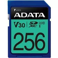Карта памяти 256GB ADATA ASDX256GUI3V30S-R Premier Pro SDXC Class 10 UHS-I U3 V30S 95/60 MB/s