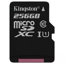 Карта памяти 256GB Kingston SDCS/256GBSP Canvas Select 80R CL10 UHS-I Single Pack w/o Adapter