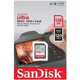 Карта памяти 256GB SanDisk SDSDUN4-256G-GN6IN SDXC Class 10 UHS-I Ultra 120MB/s
