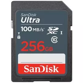 Карта памяти 256GB SanDisk SDSDUNR-256G-GN3IN SDXC Class 10 UHS-I U1 Ultra 100MB/s