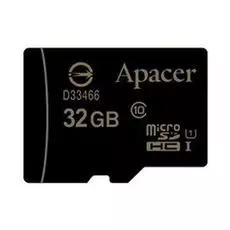 Карта памяти 32GB Apacer UHS-I AP32GMCSH10U1-RA Class 10 U1, чтение до 45Мб/с, без адаптера