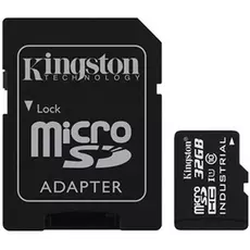 Карта памяти 32GB Kingston SDCIT/32GB MicroSDHC Class 10 UHS-I U1 Industrial Temperature SD adapter