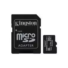 Карта памяти 32GB Kingston SDCS2/32GB MicroSDHC Class 10 UHS-I, SD adapter