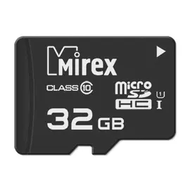 Карта памяти 32GB Mirex 13612-MCSUHS32 microSDHC Class 10 UHS-I